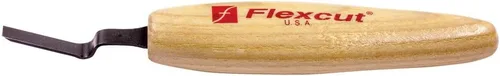 Vista 13 de Flexcut Herramienta de tallado de madera Micro V-Tool 45 grados 0.059 in Cuchilla de corte de acero de alto carbono 1095 afilada para trabajos