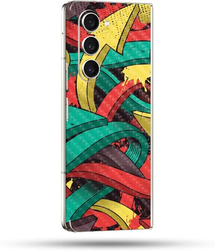 Vista 10 de MightySkins Skin compatible con Samsung Galaxy Z Fold 5 - Puppy Fall Funda protectora de vinilo duradera y única Fácil de aplicar, quitar