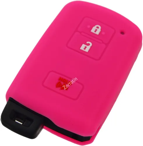 Vista 14 de Funda protectora de silicona para llavero remoto compatible con Toyota Camry Corolla Highlander Sequoia 4Runner 2016-2020
