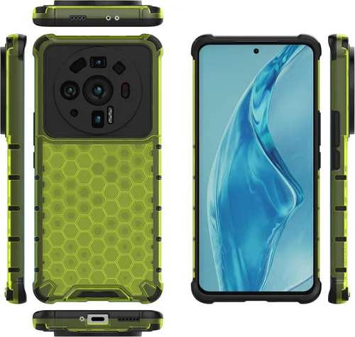 Vista 251 de Pzwoxukhov Funda compatible con Redmi A1, compatible con Redmi A2 Honeycomb Anti-caída Absorción de Golpes Negro