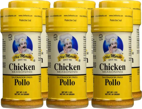 Vista 2 de Chef Merito Condimento para pollo, 3 onzas (paquete de 6)