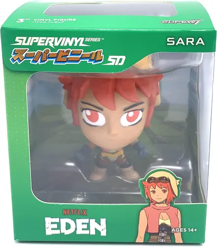 Vista 5 de Super 7 Super7 Netflix Anime Eden Supervinyl Figura de acción (3 pulgadas Sara - 18 años) multicolor