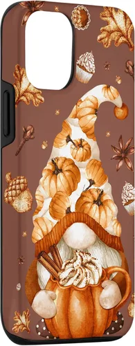 Vista 3 de iPhone 12/12 Pro Otoño Gnomo Amor Calabaza Especia, Otoño Yall Y Caso de Acción de Gracias
