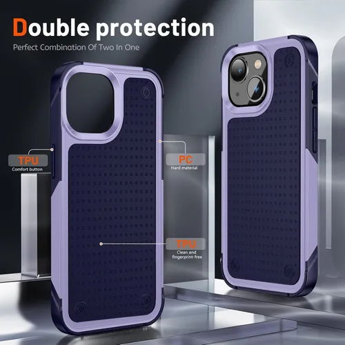 Vista 30 de Jeylly Funda para iPhone SE/Funda para iPhone 5S, Exterior de Plástico Duro que Absorbe Golpes + Interior de Silicona de Goma Defensor contra
