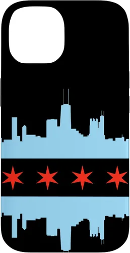 Vista 4 de Chicago Flag Skyline City of Chicago Pride Case for iPhone 17