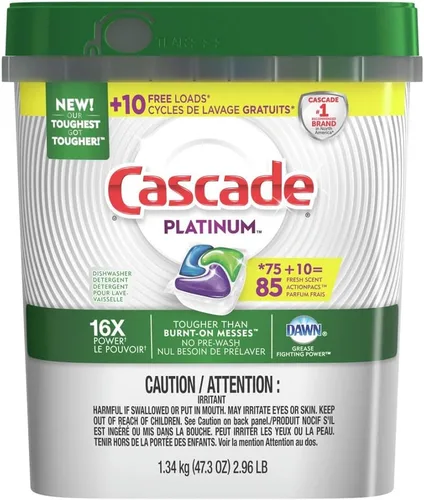 Vista 9 de Cascade 97726PK ActionPacs, aroma fresco, bolsa de 34.5 onzas, 62/bolsa