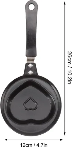 Vista 4 de plplaaoo Mini bandeja para huevos, sartén de huevos, sartén antiadherente para huevos, sartén antiadherente innovadora coreana para desayuno