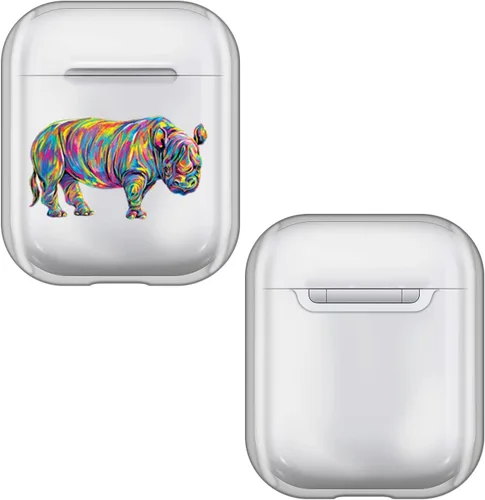 Vista 13 de Head Case Designs P.D. Moreno - Funda de carga de cristal duro transparente con licencia oficial de P.D. Moreno, con diseño de animales