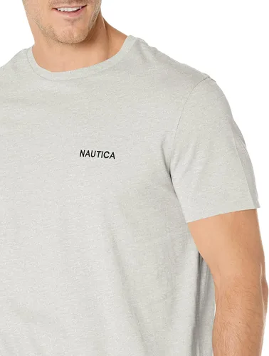 Vista 5 de Nautica - Camiseta de manga corta lisa y cuello redondo