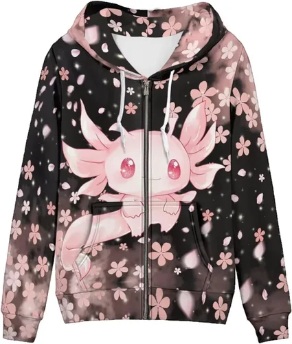 Vista 16 de Showudesigns Sudaderas con capucha y cremallera para mujer XS-5XL Un pollo