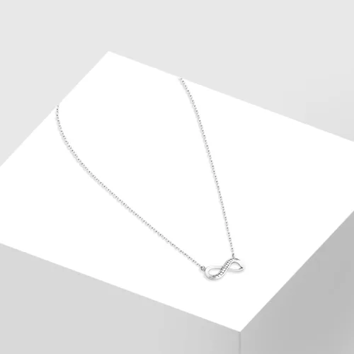 Vista 6 de Sofia Milani - Collar de plata 925 para mujer - con circonitas - Colgante infinito - 50208 Plata esterlina