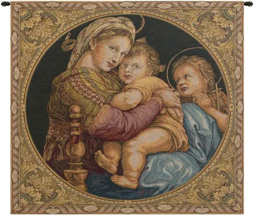 Vista 16 de Madonna Di Medjugorie - Tapiz italiano para colgar en pared, 6 pulgadas x 9 pulgadas, algodón/viscosa/poliéster por Raoul Vitale