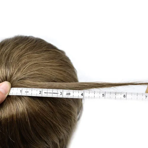 Vista 112 de Toupee para hombre 100% cabello humano real tupé para hombres 0.004 in piel de poliuretano para hombre, sistema de reemplazo de piezas de pelo