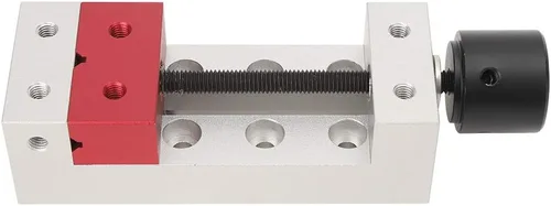 Vista 6 de Mini abrazadera plana, 1.969 in/2.0 pulgadas de aluminio, mini prensa de taladro de mesa portátil, tornillo de banco de mesa, herramienta
