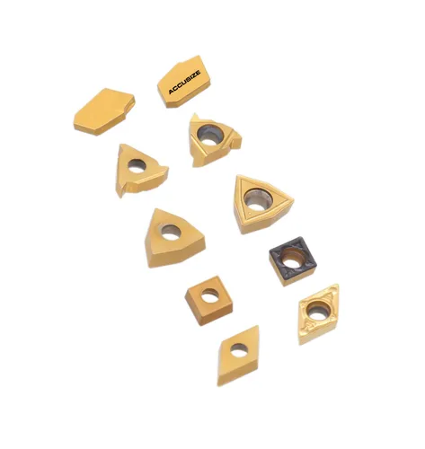 Vista 5 de Accusize Industrial Tools 2 piezas de cada tipo de insertos de carburo para 2988-0012, recubierto de CVD y recubierto de estaño, total 10 piezas