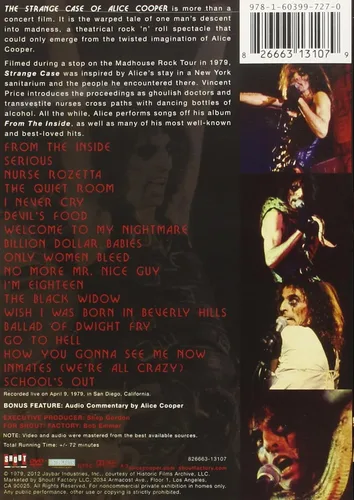 Vista 2 de The Strange Case of Alice Cooper: Live 1979 - The Madhouse Rock Tour