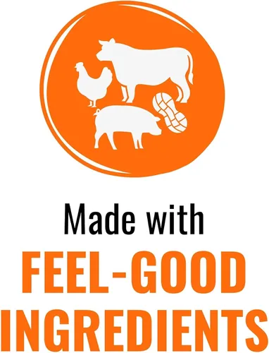 Vista 11 de Good 'n' Fun - Mancuernas de larga duración para perros pequeños, 4 onzas Made with Real Protein, Premium Chicken and Beef Hide Chew, Supports