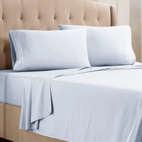 Vista 63 de Empyrean Juego de sábanas individuales - 110 GSM 4 piezas de sábanas para cama individual, sábanas de tamaño individual doble cepillado, sábanas