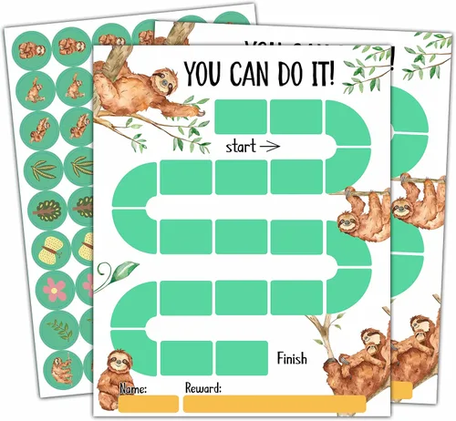 Vista 19 de Tabla de 20 recompensas de dinosaurios con 432 calcomanías redondas, tabla de comportamiento de incentivos para niños en el aula en casa, tabla