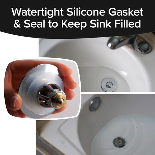Vista 7 de Mer-Maid Drain Magic Tapón universal para fregadero extra resistente, como se ve en la TV, reemplaza instantáneamente los tapones rotos o faltantes