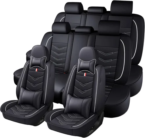 Vista 11 de Funda de asiento de auto para Dodge Durango 2002-2026, funda de cojín duradera, resistente al desgaste, impermeable, transpirable, sin olor, fundas