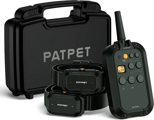 Vista 7 de PATPET Collar de choque de perro para 2 perros, collar E de rango de 3/4 millas para entrenamiento de perros con 3 modos de entrenamiento, collar