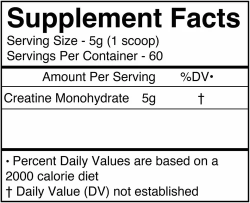 Vista 6 de BLACKMARKET RAW Creatine - Mezcla de bebida en polvo de entrenamiento para hombres y mujeres, mejora el tamaño muscular, la fuerza, la definición