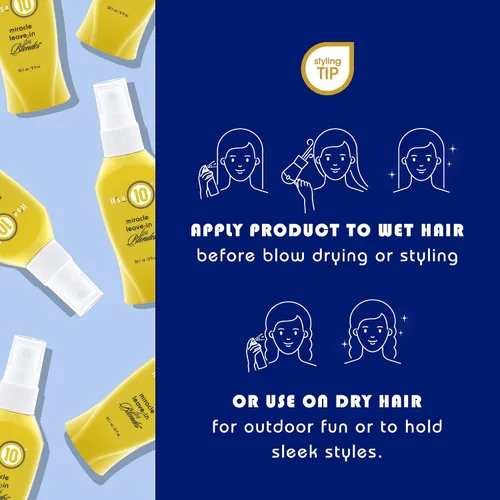 Vista 4 de Its A 10 Miracle Leave-In for Blondes - Tratamiento unisex de 2 onzas