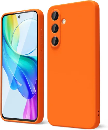 Vista 117 de oakxco Funda para teléfono Samsung Galaxy S8 de silicona líquida, delgada y fina de gel de goma suave TPU cubierta protectora simple llana