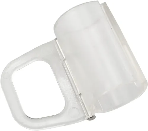 Vista 7 de Persianas enrollables inalámbricas con abrazadera de elevación, mango transparente, barra de 0.591 in para persianas enrollables, accesorios