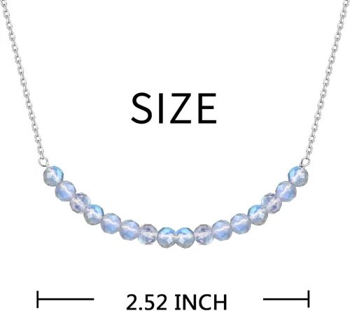 Vista 7 de Collar de plata de ley real con dije de corazón para hermana, regalo de hermana
