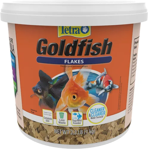 Vista 22 de Tetra Goldfish Flakes, dieta nutricionalmente equilibrada para peces de acuario, copos enriquecidos con vitamina C, 0.42 onzas