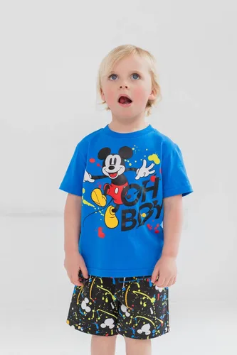 Vista 2 de Disney Lion King Pixar Toy Story - Camiseta sin mangas y pantalones cortos de Mickey Mouse Cars de 3 piezas