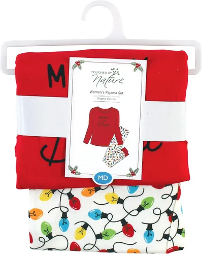 Vista 4 de Touched by Nature - Pijamas navideñas familiares a juego, Pijamas de día festivo, XXL