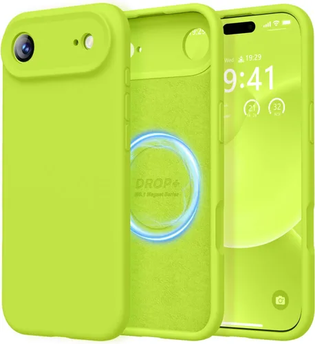 Vista 191 de LOVE 3000 Diseñada para Funda iPhone Air, Silicona Premium [Compatible con Magsafe][Forro de Microfibra Suave Anti-Rayones] Funda Protectora