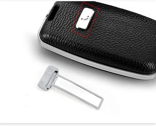 Vista 5 de ontto Compatible con Land Rover - Carcasa protectora para llave de coche de piel auténtica ABS, con aleación de zinc, para Range Rover, Eoque