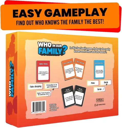 Vista 6 de Viral Studios ¿Quién en Nuestra Familia? – Divertido Juego de Fiesta Familiar Trivia, "Más Probable que" y Desafíos Cara a Cara Divertido Juego