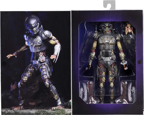 Vista 3 de NECA - Predator (2018) - Figura de acción a escala de 7 pulgadas, Ultimate Fugitive Predator