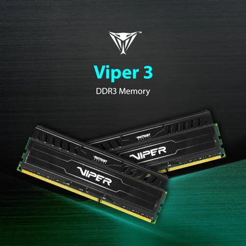 Vista 2 de Patriot Viper 3 DDR3 RAM 16GB (2X8GB) 1600MHz CL9 Memoria de escritorio