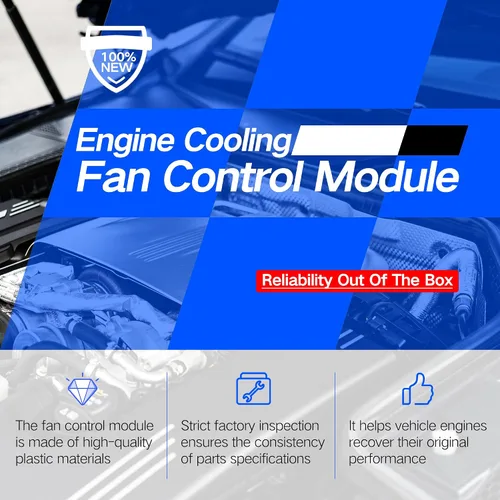 Vista 6 de Módulo de control de ventilador de refrigeración compatible con Volvo S60 S80 V40 V60 XC60 XC70; Land Rover Evoque Freelander II; Ford Galaxy