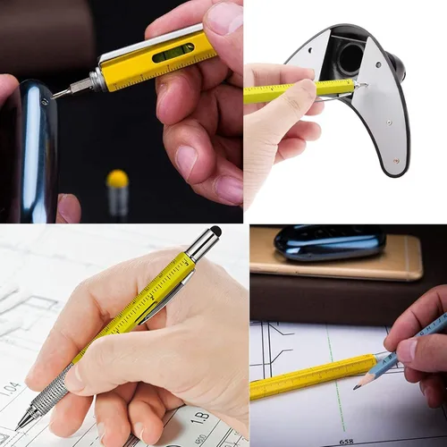 Vista 2 de Regalos para hombres y adultos, bolígrafos multiherramienta 6 en 1, regalos de elefante blanco para adultos, accesorios geniales