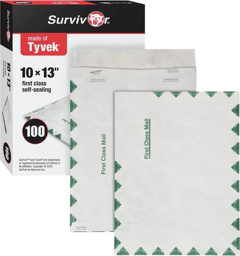 Vista 9 de Quality Park Tyvek - Sobres grandes de 10 x 13 pulgadas, borde de primera