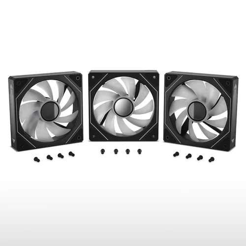 Vista 8 de DARKROCK Ventiladores de caja con diseño de espejo infinito F120 3in1 4.724