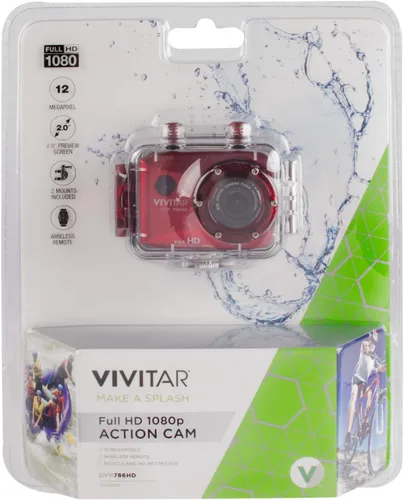 Vista 7 de Vivitar DVR786HD-RED-WM DVR 786 Full HD ActionCam
