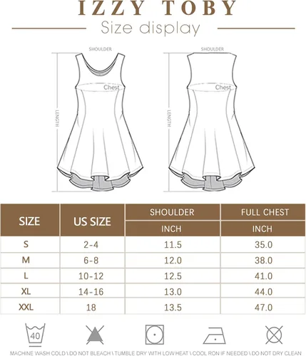 Vista 5 de IZZY + TOBY Camisones de algodón para mujer, sin mangas, suave, camisón de noche, camisón largo