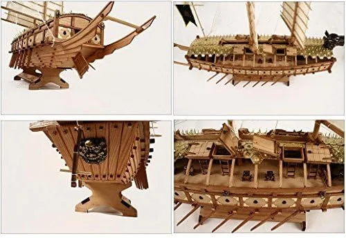 Vista 4 de [Kit de modelo de madera] Barco Tortuga Escala 1/65 Buque de guerra coreano Keo-Book-Sun