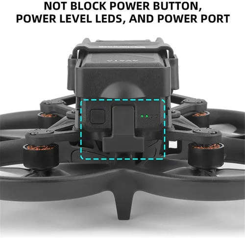 Vista 5 de Cubierta de protección de batería para DJI Avata Drone Hebilla de batería Anti-Suelta Fixer Soporte de Clip de Batería Accesorios Quadcopters