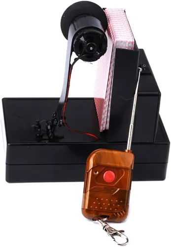 Vista 7 de ZQION Tarjeta de control remoto Fuente Spray Tarjeta Dispositivo de Tarjeta Mágica Trucos Tarjetas Trucos Magia Accesorios