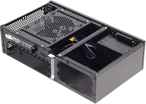 Vista 4 de Silverstone Milo 5 cuerpo de acero Tek acrílico panel frontal para mini-Itx Media Center/HTPC caso casos ML05B