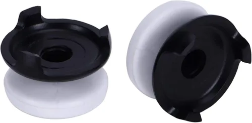 Vista 7 de ASHATA 2Pcs Thumbstick Extender for, 3D Texture Thumb Grip Stick Joystick Thumbstick for PlayStation 5 Controller (White)